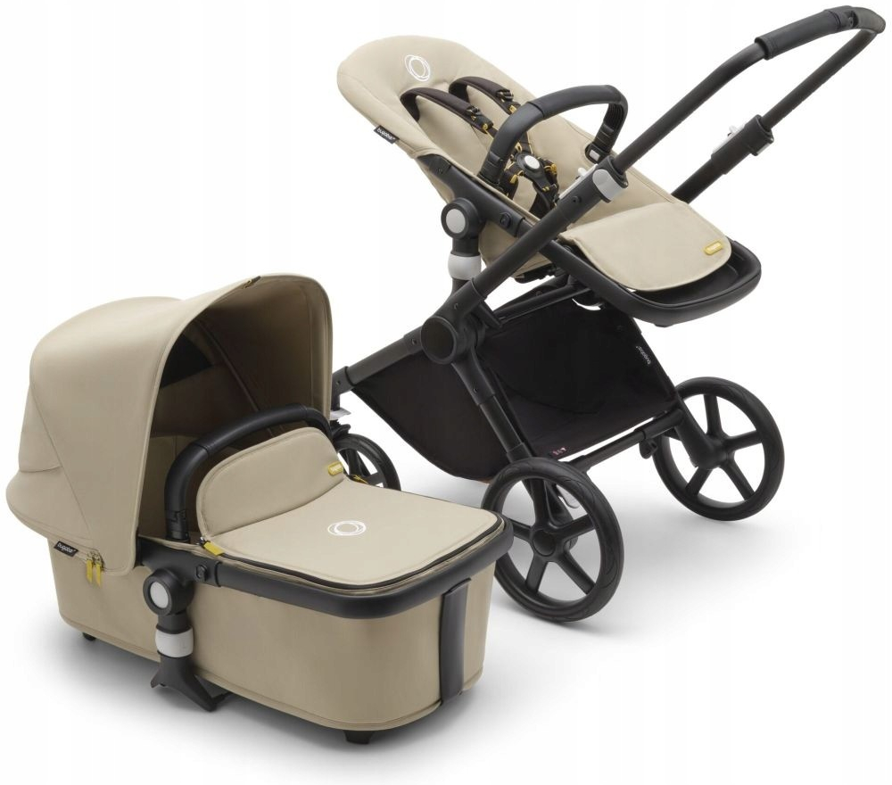 Bugaboo Fox Cub Black/Desert Beige 2023