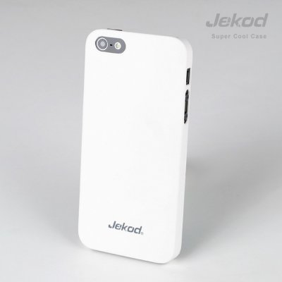 Púzdro JEKOD Super Cool Apple iPhone 5/5S/SE biele