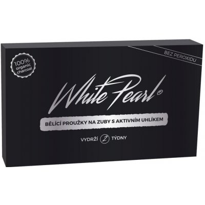 White Pearl Charcoal bieliaca zubná pasta s aktívnym uhlím 28 ks
