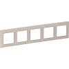 Legrand 754065 VALENA LIFE RÁMIK PÄŤNÁSOBNÝ BÉŽOVÁ/ZLATO + predĺžená záruka na 3 roky