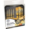 Daler Rowney Simply Acrylic Brush Gold Taklon Synthetic Sada štetcov 1 ks