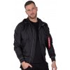 Alpha Industries bunda pánska MA-1 LW HOODED PZ black čierna