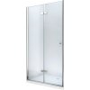 Mexen Lima, skladacie sprchové dvere do otvoru 80 x 190 cm, 6mm číre sklo, chrómový profil, 856-080-000-01-00