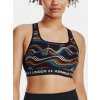 Under Armour Dámska podprsenka UA Crossback Mid Pride Čierna MD
