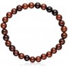 jantario Korálkový náramok Obsidián mahagónový 6 mm 106076