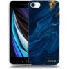 Picasee silikónový prehľadný obal pre Apple iPhone SE 2020 - Blue