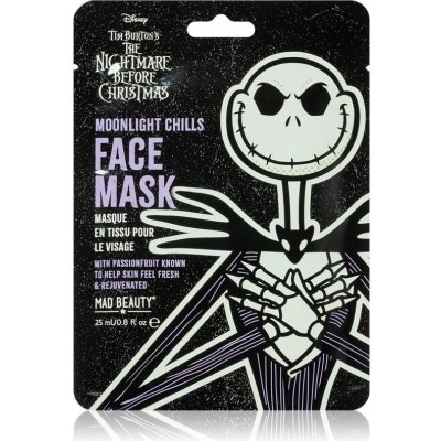 Mad Beauty Nightmare Before Christmas Jack hydratačná plátienková maska 25 ml