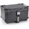 OBKEV58B černý horní kufr GIVI Trekker Outback EVO hliníkový (Monokey topcase), bez zámku, 58 l.