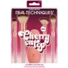 REAL TECHNIQUES Cherry On Top Základná sada 4 štetce + 2 cestovné púzdra