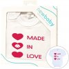 Body s potlačou New Baby MADE IN LOVE