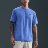Nike Hyverse Mens Dri-FIT UV Short-Sleeve Versatile Top | 0198482309329 | Modrá | M