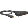 goobay Přepínač HDMI 3 na 1 (4K @ 30 Hz), přepínač HDMI
