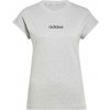 adidas Dámske tričko ESSENTIALS LINEAR SINGLE sivá čierna