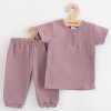 Kojenecká mušelínová súprava tričko a nohavice New Baby lavender 68 (4-6m)