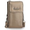 Crossbody taška na mobil s peňaženkou Pepe Jeans Ruby - taupe