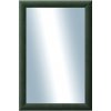 DANTIK - Zrkadlo v rámu, rozmer s rámom 40x60 cm z lišty LEDVINKA zelená (1443)