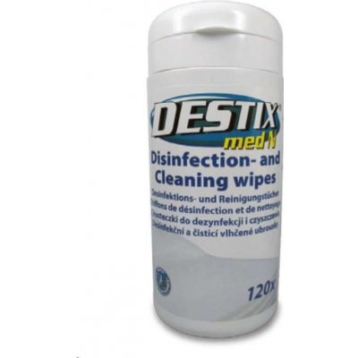 D Clean DESTIX Dezinfekční čistící utěrky MA61 v dóze (13x20cm, 120 ks), alkoholová báze