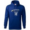 Basketbalový kôš - Mikina pánska Cape s kapucňou - 4XL ( Kráľovská modrá )