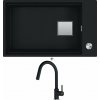Franke KNG 110-62 onyx + Franke FC 6051.071 LINA onyx