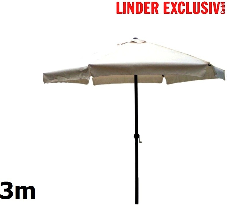 Záhradný slnečník LINDER EXCLUSIV 300 cm MC2003 Beige od 39,6 € - Heureka.sk