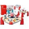 LEAN TOYS Interaktívny vzdelávací stôl Vesmír červená