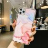 AppleKing nárazuvzdorný ochranný kryt abstraktná maľba pre iPhone 11 Pro Max - rúžový - možnosť vrátiť tovar ZADARMO do 30tich dní