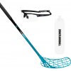Zone floorball AIR/ONE HYBRID PRE 29 (THIN) + bottle & goggles čierna / modrá, Pravá (pravá ruka dole), 92cm (=102cm), Junior - max 52 cm