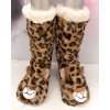Dámske zateplené termo ponožky LEOPARD