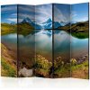 Artgeist Paraván - Lake with mountain reflection, Switzerland [Room Dividers]