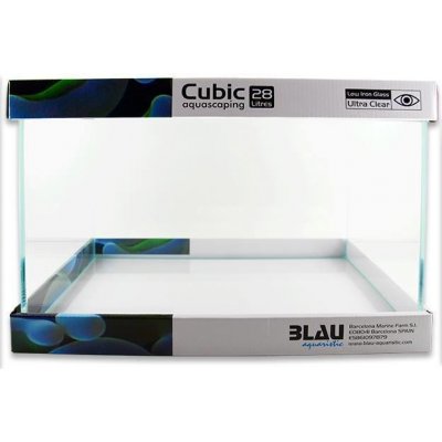 Blau aquaristic Cubic Aquascaping 40x25x28 cm, 28 l