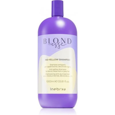 Inebrya BLONDesse No-Yellow Shampoo šampón neutralizujúci žlté tóny pre blond a šedivé vlasy 1000 ml