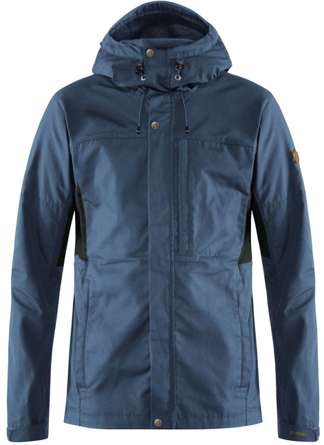 Fjällräven Kaipak jacket uncle blue dark grey