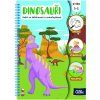 Kvído - Zošit se šablónami - Dinosaury