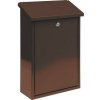 Poštová schránka hnedá, 40 x 25 x 10 cm