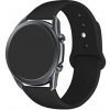 eses Základný silikónový náhradný remienok pre smart hodinky 20 mm Farba: čierna