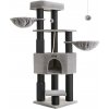 Houseland Mačacie škrabadlo Jerry 160 cm, sivé