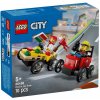 LEGO® City 60458 Pretekársky balíček: Rozvoz pizzy vs. hasičské auto