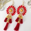 iŠPERKY Swarovski handmade náušnice Chic Red ID|111964