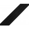 Traková / opasková guma extra hrubá šírka 25 mm čierna 1m