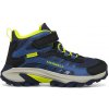 Detské vonkajšie topánky Merrell Moab Speed 2 Mid A/C Wtpf Navy/Hi Viz UK 2