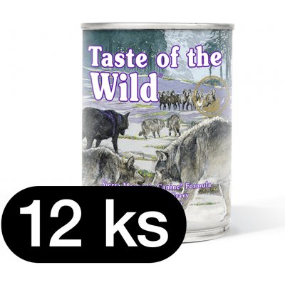 Taste of the Wild Taste of the wild Sierra Mountain Can Dog 12x390 g