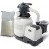 Piesková filtračná pumpa 7900 l/h INTEX 26646 + piesok 25 kg