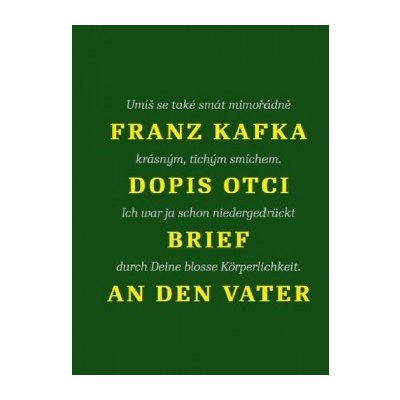 Dopis otci - Franz Kafka