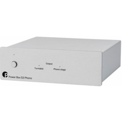ProJect Pro-Ject Power Box S3 Phono - Silver INT Strieborná (Účinný napájací zdroj s DC filtrom pre čisté napájanie gramofónov a phono predzoslivovačov Pro-Ject)