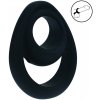 Levelz Double erekčný krúžok čierny