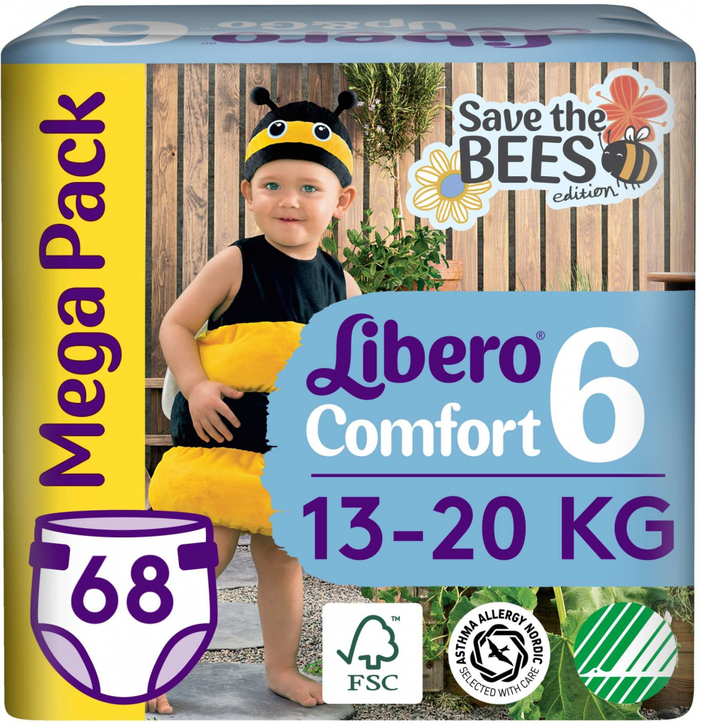 Libero Comfort 13-20 kg Junior 6 68 ks