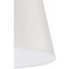 Duolla Tienidlo na lampu Cone výška 25,5 cm, chintz ecru/biela - 85608