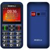 Tlačítkový telefon pro seniory Mobiola MB700 modrá MB700BLE (MB700BLE)