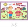 Omaľovánka A5 Litera - Na farme