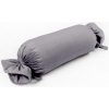 Biante Zamatový vankúš valec bonbon Velvet Prémium SVP-013 Sivý 15x80 cm